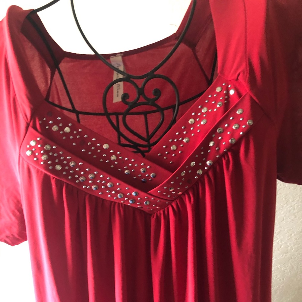Women’s Red Blouse